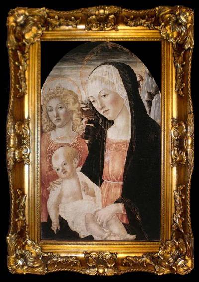 framed  Francesco di Giorgio Martini Madonna and Child with an Angel, ta009-2